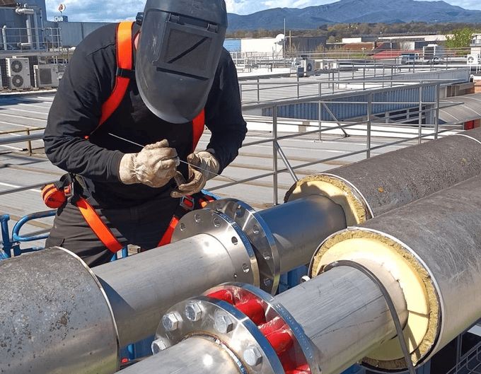 Instalación de tuberías